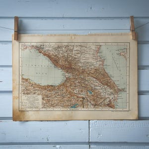 1904 Vintage Map of the Caucasus