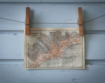 1906 Vintage Sanremo Map