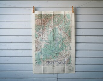 1959 Vintage Jastrebarsko & Surroundings Map
