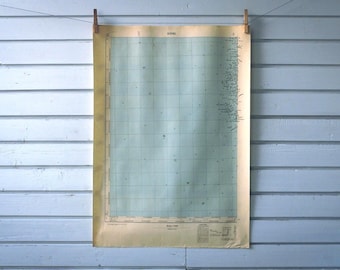 1952 Vintage West Istria Map