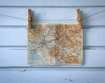 1931 Vintage Rome & Surroundings Map