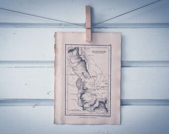 1823 Vintage Tribe of Manasseh Map