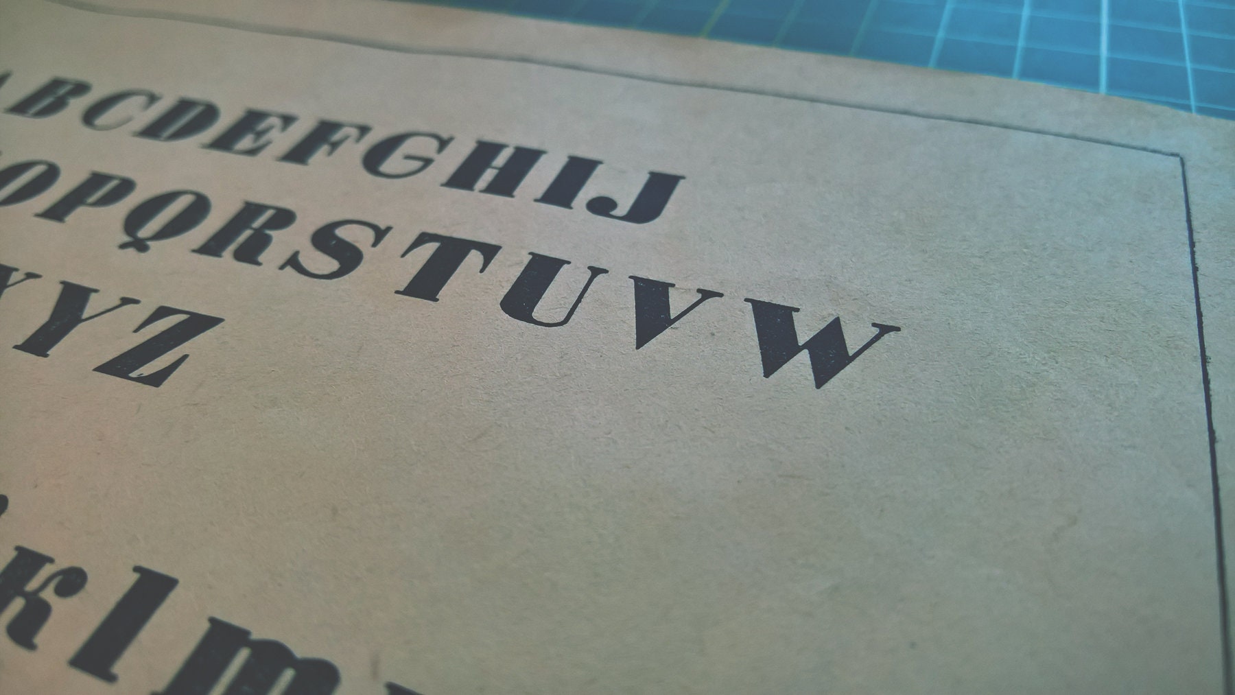 1949 Vintage Font Illustration