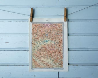 1971 Vintage East Macedonia Map
