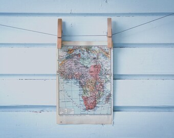 1956 Vintage Map of Africa
