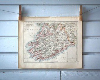 1907 Vintage Munster Map