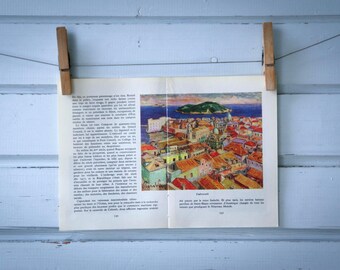 1955 Vintage Dubrovnik Illustration