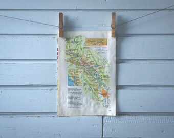 1979 Vintage Napa Valley Map