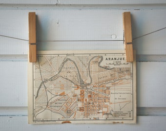 1929 Vintage Aranjuez Map