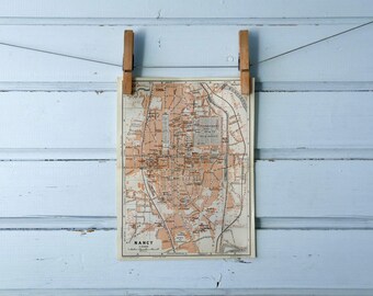 1909 Vintage Nancy Map