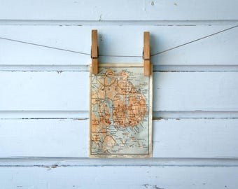 1905 Vintage Mount Desert Island Map