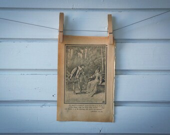 1900s Vintage Romance Illustration