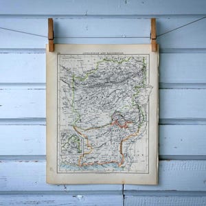 1904 Afghanistan & Pakistan Karte