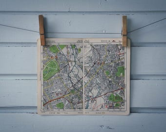 1950s Vintage Stratford Map