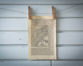 1887 Vintage Map of the Dardanelles