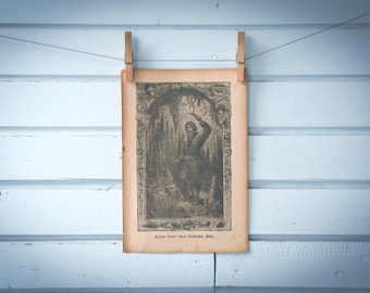 1900s Vintage Robinson Crusoe Illustration