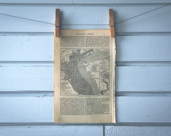 1907 Vintage Shanghai Map