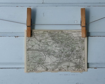 1909 Vintage Argenteuil & Surroundings Map