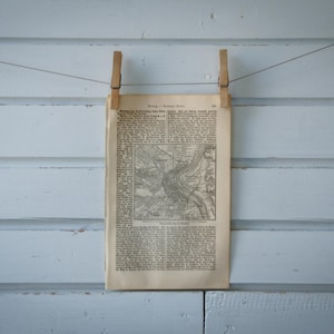 1887 Vintage Bordeaux Map