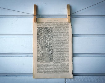 1907 Vintage Oslofjord Map