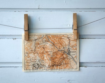 1905 Vintage Pike's Peak Map