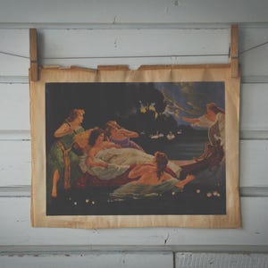 1950s Vintage Nymphs Illustration