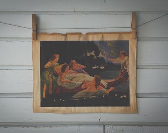1950s Vintage Nymphs Illustration