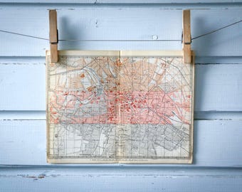 1886 Vintage Berlin Map