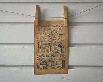 1921 Vintage Shoes Illustration