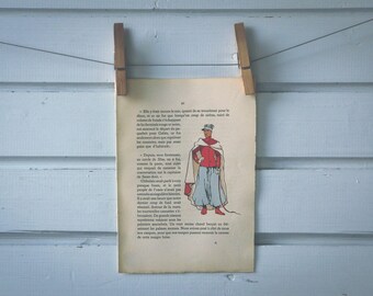 1930 Vintage French Officer Illustration