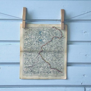 Mapa antiguo de Polonia Oriental de 1941