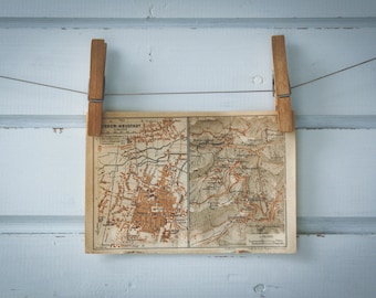 1911 Vintage Wiener Neustadt Map