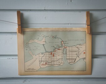 1893 Vintage Alexandria Map