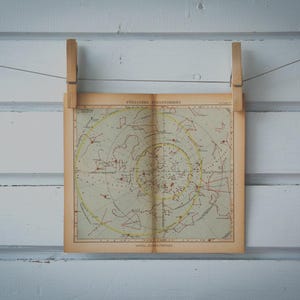 Mapa celeste del hemisferio sur de 1925