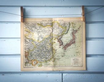 1884 Vintage Map of China