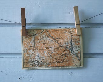 1905 Vintage Pike's Peak Map