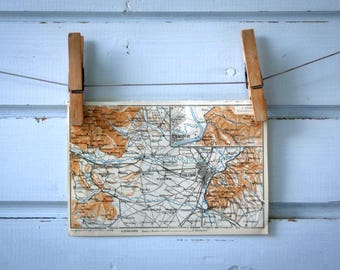 1931 Vintage Turin & Surroundings Map