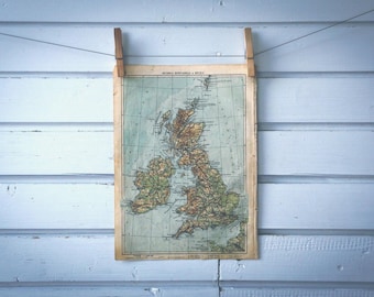 1930 Vintage UK & Ireland Map