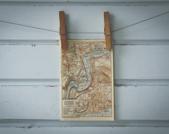 1936 Vintage Schaffhausen Map