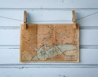 1905 Vintage Richmond Map