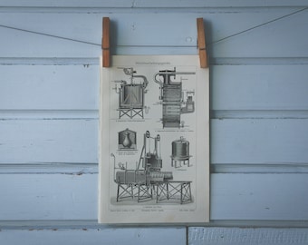 1907 Vintage Pasteurization Lithograph Illustration