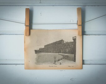 1923 Vintage Florence Illustration