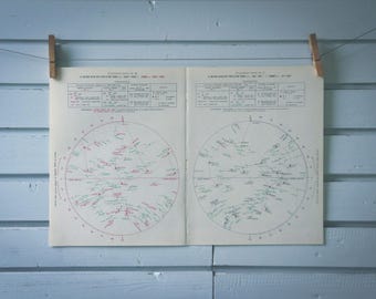 1977 Vintage Star Chart