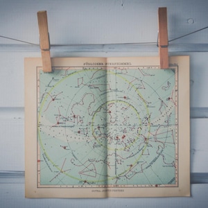 Mapa celeste del hemisferio sur de 1931