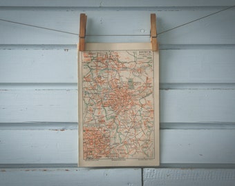 1907 Vintage Bochum Map