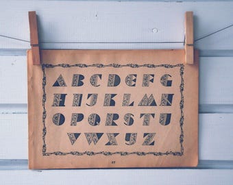 1949 Vintage Font Illustration