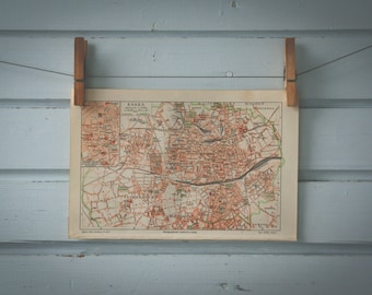 1907 Vintage Essen Map