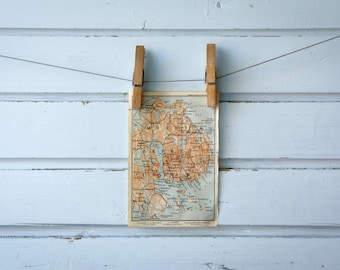 1905 Vintage Mount Desert Island Map