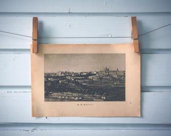 1894 Vintage Madrid Illustration