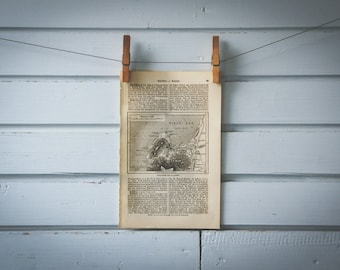 1887 Vintage Cape Town Map